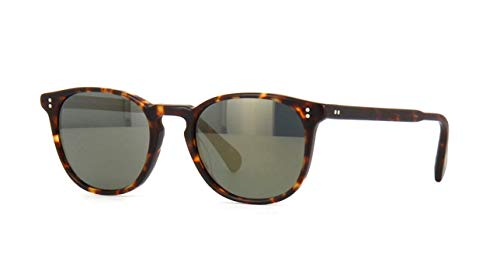 Oliver Peoples Unisex Finley Esq. Sun Semi Matte Sable Tortoise G15 Goldtone Polarized Vfx