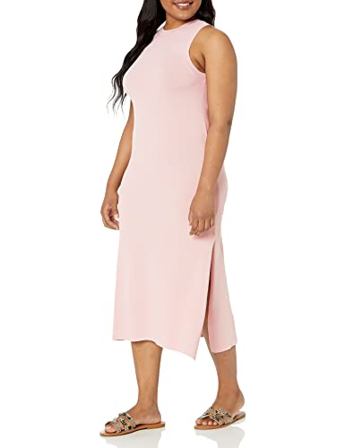 The Drop Women's Gabriela High-Neck Cut-In A-Line Side Slit Maxi Sweater Dress