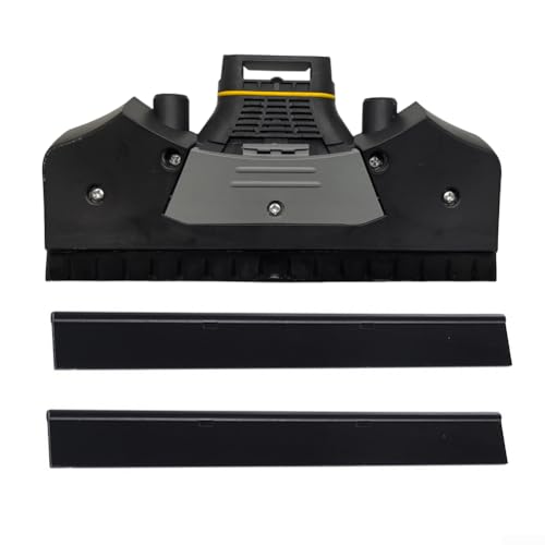 Kit de boquilla de succión estrecha de repuesto con labios de succión, para Karcher WV2 WV5, aspiradora de ventana de 170 mm, negro y gris (negro)