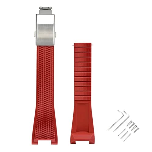 NCSAJCNX Casio GST-W300 GST-B100 S100 110 120X|[ctH[fBOobNΉt̃VRXgbvAlWtvoȟp(Red-silver)