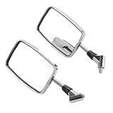 Espejo retrovisor de Motocicleta 1 par de Espejos retrovisores de Motocicleta de 10mm para Suzuki Intruder 800 125 250 1500 Boulevard S50 C50T