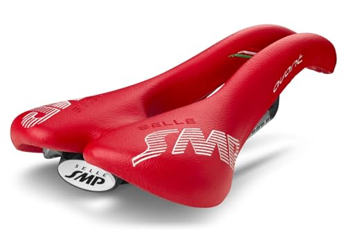 Selle SMP Avant - Sillín con rieles de carbono (rojo