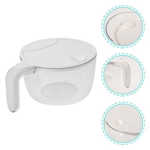 Colador de arroz multifuncional plástico blanco pequeño miniatura 4