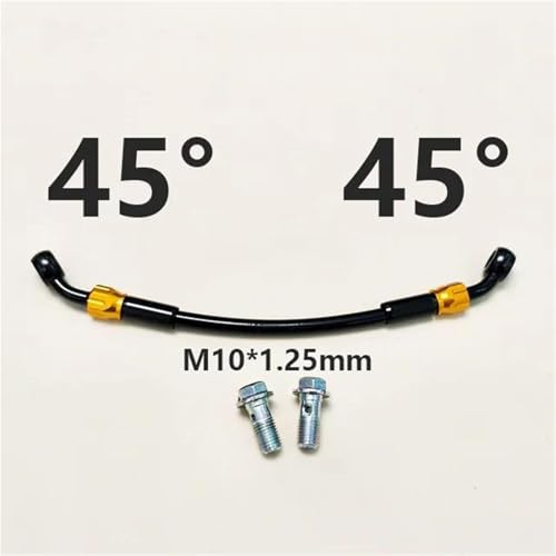 Flexible de frein moto 40cm pour optimiser le freinage hydraulique 45°