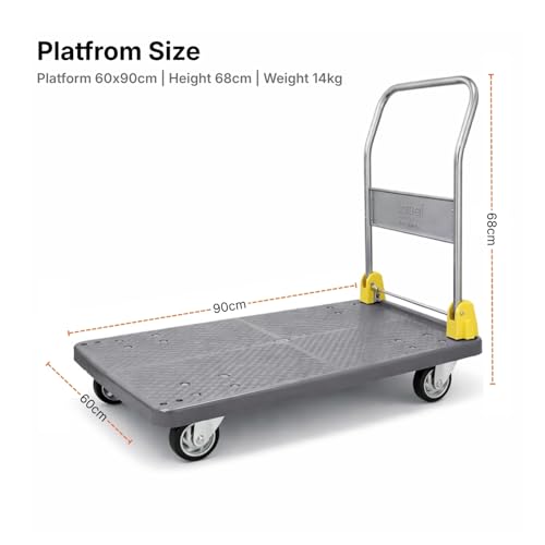 EQUAL Store Equal 400kg Foldable Platform Trolley 90x60cm - Image 3