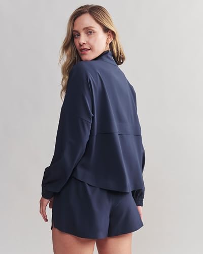 Rhone Women's Navy Blue Mirage Anorak Jacket - Light, Medium Size Adventure Gear - Image 3