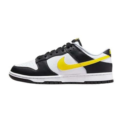 Nike Dunk Low Men's Shoes Size - 14 Black/Opti Yellow-White