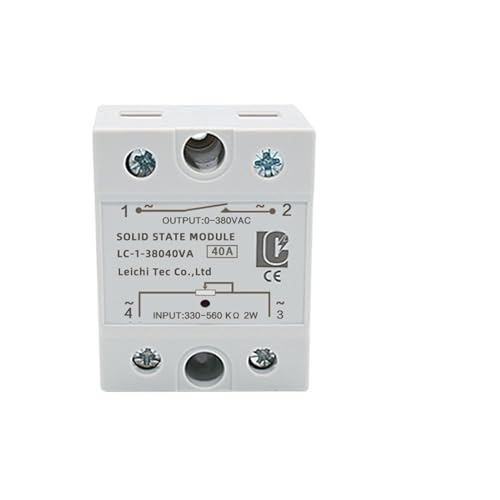 Relais statique monophasé SSR 40A commandé par potentiomètre 330-560 Ω - 2