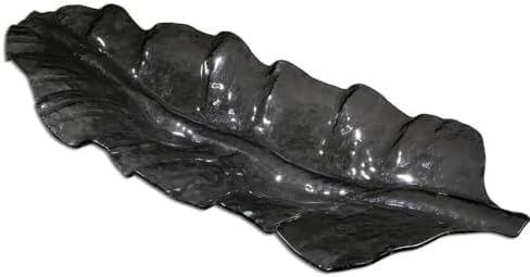 Uttermost Smoked Leaf - 43 inch Tray