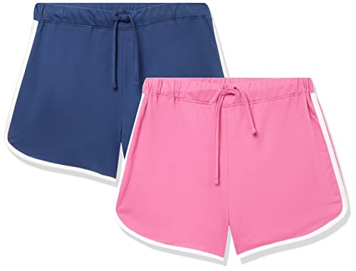 Image of Amazon Brand - Symbol Women's Cotton Blend Regular Fit Lounge Shorts (Pack of 2)