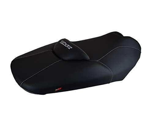 Funda de Asiento para Yamaha T-MAX 500 '01-'07 Negro-Blanco