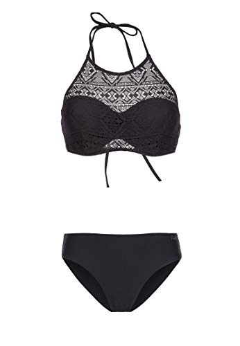 Preisvergleich Produktbild Protest Damen Neckholder-Bikini HOTTUB 19 BCUP True Black XL / 42