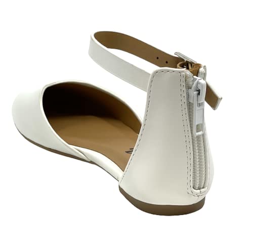 Soda Children's/Kid/Big Kid Girl's Ballerina Flat Shoes Missy 2 White 32