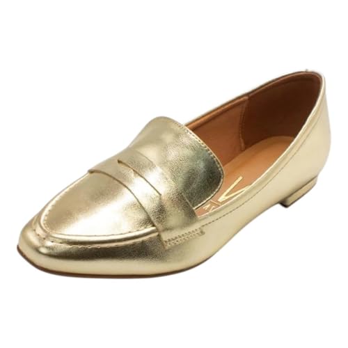 Mocassim Vizzano Feminino Metalizado Premium Dourado 1351.105.14710.0066 35