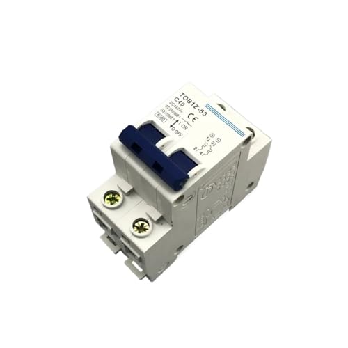 Disjoncteur MCB DC 440V 40A TOBIZ-63 2P Courbe C pour installation solaire et circuit continu