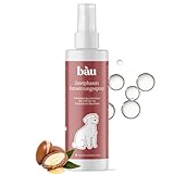 BAU Knotenlösendes Spray für Hunde & Katzen ohne Ausspülen, zweiphasig mit Hyaluronsäure & Arganöl – entwirrt langes, glänzendes Fell sanft
