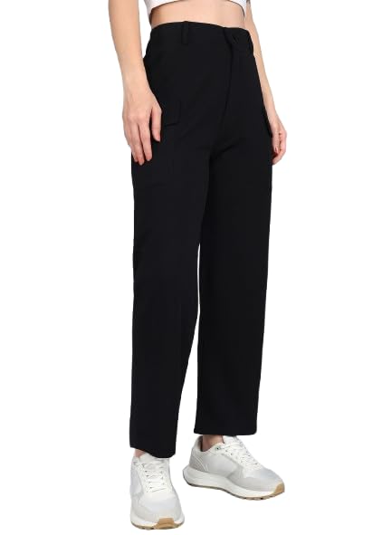 dhanabapa Women’s Side Stripe Track Pants High Waist Wide Leg Trousers for Women Casual Gym Workout Bottom Wear Soft Comfortable Loose Fit Lounge Pants Stylish Sportswear for Daily (in, Alpha, L, Black 4)-picture-37