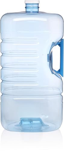 5 Gallon Stackable Water Bottle (640 Ounces) BPA-Free Heavy Duty Space-Saving Water Container for Home Camping Emergency Storage