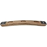 The Original Premiun Barrel Stave Whiskey Flight, Scotch Flight, Bourbon Flight, 3 Crystal Glass Flight (No Glasses Natural)