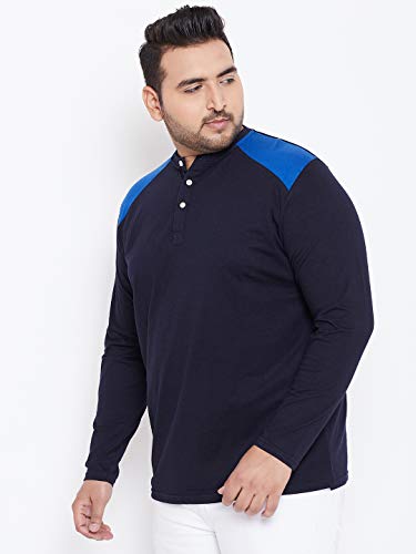 Image of Bigbanana Plus Size Men's Henley T-Shirt