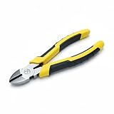 8-Inch Heavy Duty Diagonal Cutting Pliers, 50CrV Steel with 65HRC Hardened Cutting Edges, Bi-Material Anti-Slip Grip - Ideal for Electrical Wire, Cable & Metal Cutting