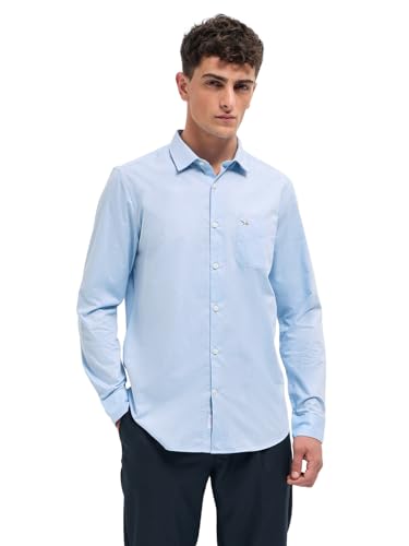 Image of THE BEAR HOUSE Men's Cotton Checked Slim Fit Shirt