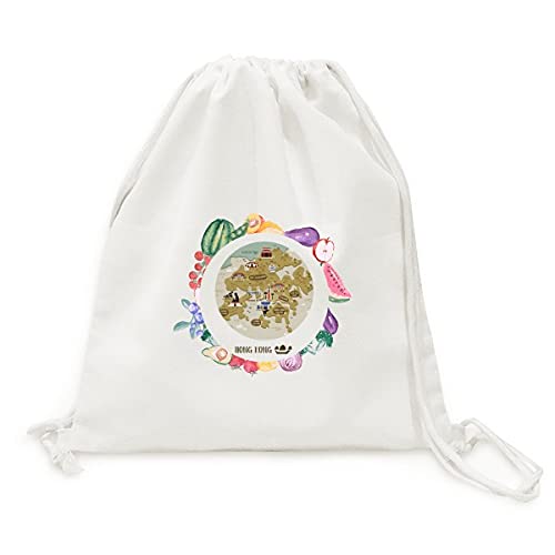 Sac en tissu pliable pour fruits et légumes style chinois traditionnel