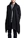 Victorious Long Length Drape Cape Cardigan Hoodie JK701 - BLACK - Medium - J7A