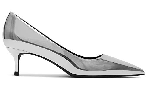 La mejor comparación de Zapatos tacón plateados disponible en línea. 11 Imagen adicional