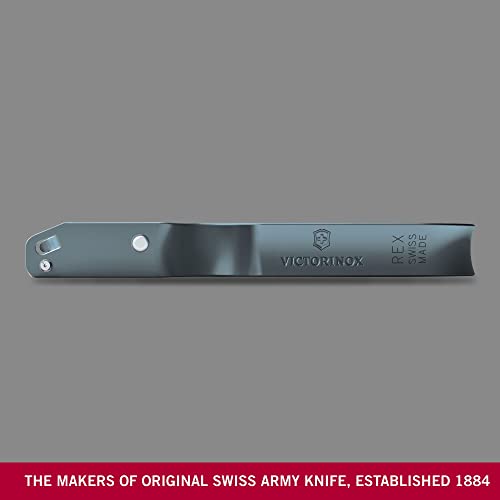 Image of Victorinox, Multipurpose REX Peeler / Vegetable Scrapper, Normal Straight Edge, Aluminium Blueberry, Swiss Made (6.0900.21)