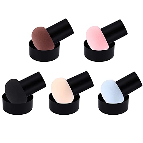 AUTSUPPL 15個 きのこヘッドパフ リキッドファンデーション メイクアップパフ フェイス メイクアップ ーション ミニ泡立て器 化粧粉アプリケーター きのこの形のパフ スポンジ