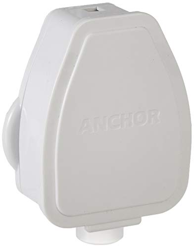 Image of Anchor Plug Top 16A, 3 Pin, ISI Certified, Heavy-Duty Polycarbonate Body, Ideal for Geysers, ACs, Fridges, Washing Machines - White (Pack of 4)