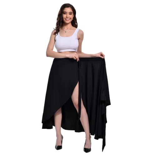 Image of Women's Long Wrap Around Maxi Skirt | Women Wear Long Skirt
