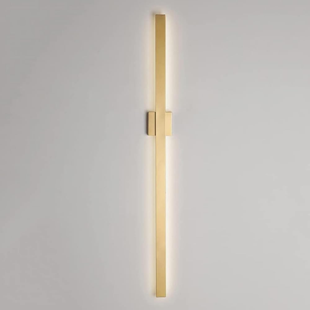 HCZKIUJY Modern Nordic Wall Sconce Minimalist Long Lamps Led Light LED Bedside Lamp Lighting Fixtures with Living Room Corridor Bedroom Background Chandelier (Neutral Light)