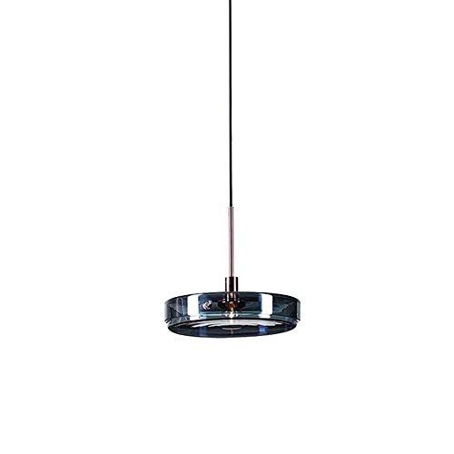 Luminaire encastré en verre à tête unique style nordique épuré