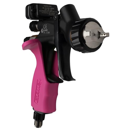 Image of GripFx Ergonomic Paint Spray Gun Grip for DeVilbiss DV1 Prolite (Right Handed, Pink)