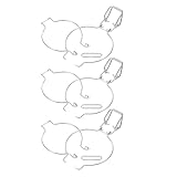 TOYANDONA 3 Stück Metallschnallen aus Edelstahl für Einmachgläser Verschließbare Drahtverschluss Klammern Verschleißfest und Tragbar Silberfarben für Küche