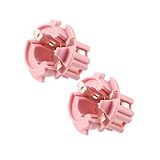 ACROPIX 2 Pcs Rear Tail Light Lamp Bulb Socket No.A2108260082 for Mercedes-Benz E320 1996-2002 W210 for W220 S430 S500 2000-2006 Plastic Pink Car Parts