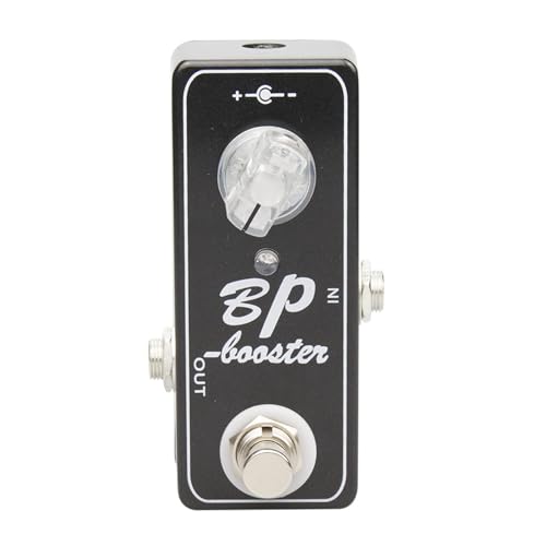 Mini BP Booster Electric Guitar Bass Effect Pedal Clean Boost Guitar Pedal True Bypass Full Metal Shell Guitar Parts Accessories