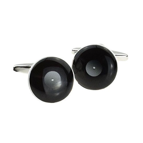 Mancuernillas para hombre Disco de vinilo Talla única