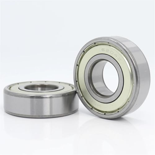 Roulement 6204ZZ 20x47x14 mm en acier double blindage pour souffleur et scie