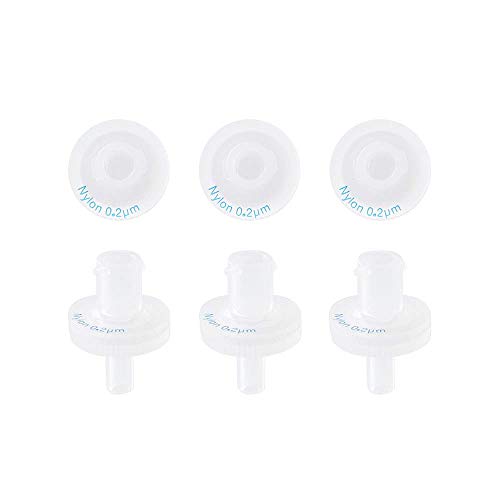 Image of Syringe Filters [Hydrophilic Nylon Membrane] Non-sterilized Diameter 13mm Pore Size 0.22μm for Laboratory Filtration by Allpure Biotechnology (Nylon, Pack of 100)