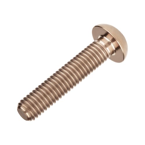 Image of Titanium Bolt M4x6 8 10 12 15 20mm Hex Head Screws for Bicycle Pack of 4 (Bronze, M4x20mm)