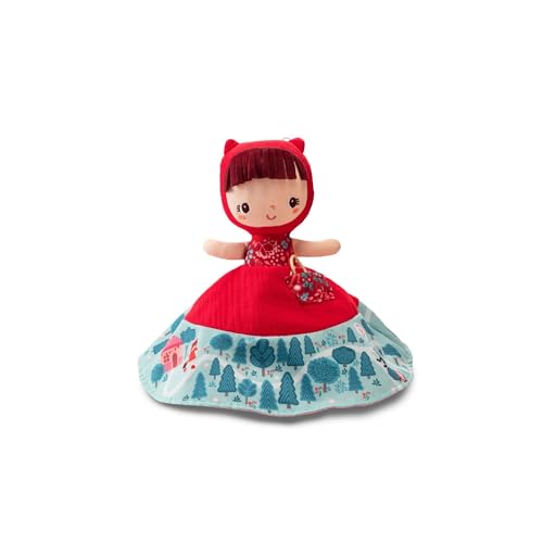 Lilliputiens - Marioneta Reversible Caperucita Roja - 3 Personajes en 1 - Relato Interactivo Desde 12 Meses - Estimula la imaginación y la Vista - Cuenta la Historia con la marioneta - 83411