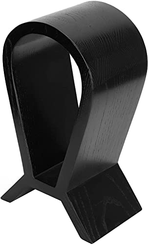 Headset Stand Headphone Stand Wooden Earphone Stand Gaming Headphone Display Holder Classical Headset Stand Craft For Headset Cable,Mobile Phone Headset Holder Headphones Holder ( Color : Black ) #TOP29