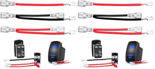 Image of Nilight 5 Pin Rocker Switch Jumper Wires Set for Automotive Switch (Pack of 2)