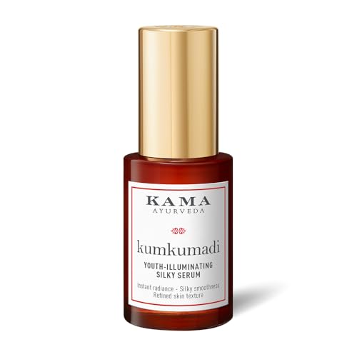 KUMKUMADI YOUTH-ILLUMINATING SILKY SERUM 15 ML | Brightening Face Serum| With Kumkumadi Oil & Hyalur...