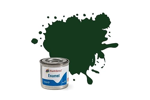 Humbrol Enamel Paint 14ML No 3 Brunswick Green - Gloss