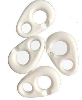 Nautos - HPN016- Sister Clip - Black or White - Hole line 3/8