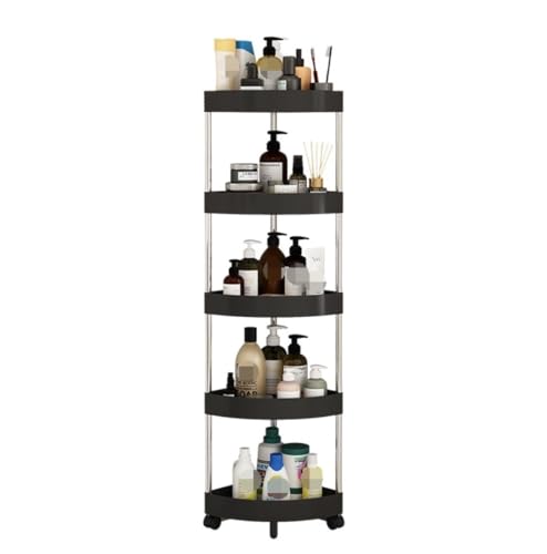 Estante de esquina con ruedas para organizar tu cocina, baño o salón de forma práctica
